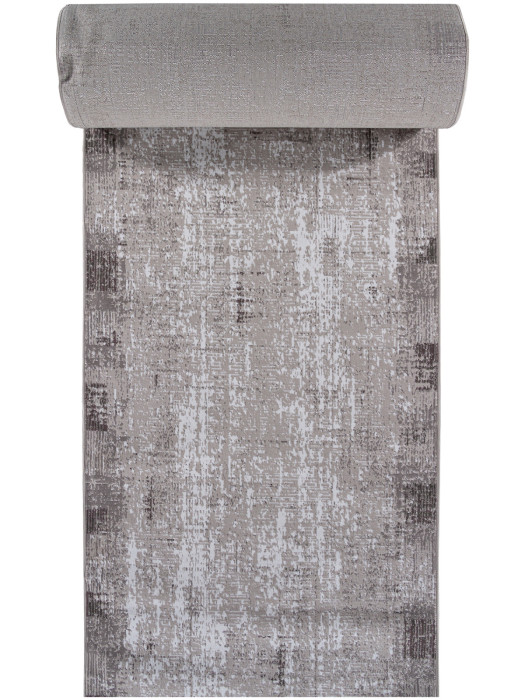 Ковер F396 - GRAY - Дорожка - коллекция SILVER