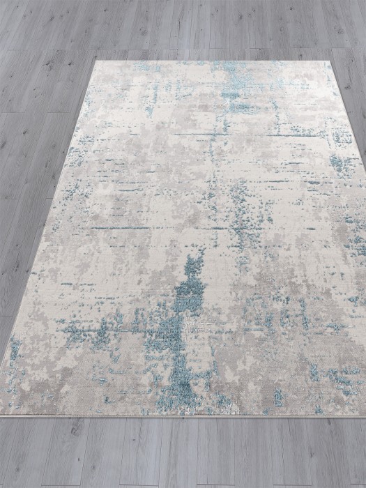 Ковер F169 - CREAM-D.BLUE - Прямоугольник - коллекция LIMAN