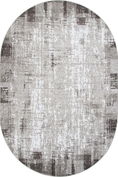 Ковер F396 - GRAY - Овал - коллекция SILVER