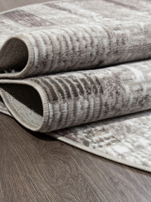 Ковер F396 - GRAY - Овал - коллекция SILVER