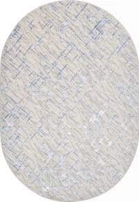 Ковер LIMAN ( ЛИМАН ) F164 - CREAM-BLUE ( Овал )
