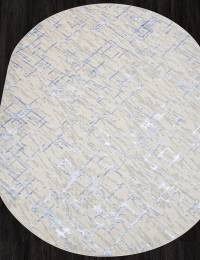 Ковер LIMAN ( ЛИМАН ) F164 - CREAM-BLUE ( Овал )