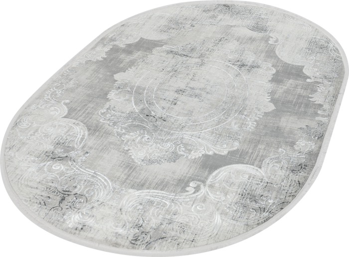 Ковер 36560A oval GREY / GREY