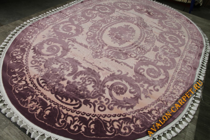 Ковер P4204B oval LILA / LILA