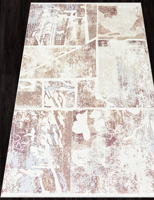 Ковер 00712F - L.BLUE FDY / BEIGE FDY - Прямоугольник - коллекция ASADU