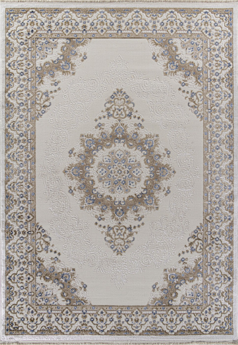Ковер 27236A - CREAM / BLUE - Прямоугольник - коллекция ESSA