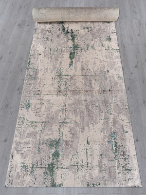 Ковер F169 - CREAM-D.GREEN - Дорожка - коллекция LIMAN