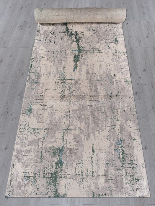Ковер F169 - CREAM-D.GREEN - Дорожка - коллекция LIMAN