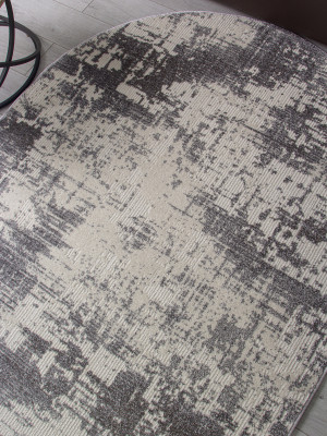 Ковер F230 - GRAY - Овал - коллекция NATUREL