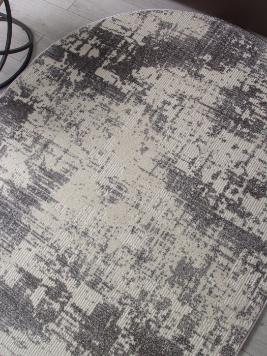 Ковер F230 - GRAY - Овал - коллекция NATUREL