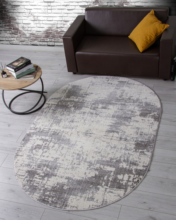 Ковер F230 - GRAY - Овал - коллекция NATUREL
