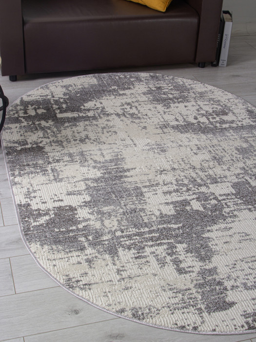 Ковер F230 - GRAY - Овал - коллекция NATUREL