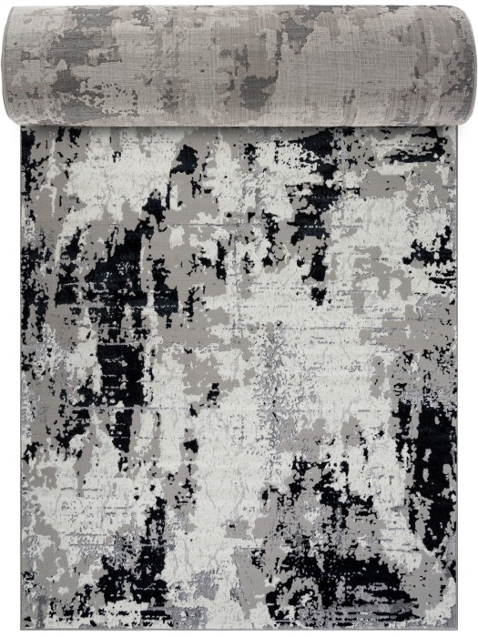 Ковер F285 - DARK GRAY - Дорожка - коллекция PALERMO