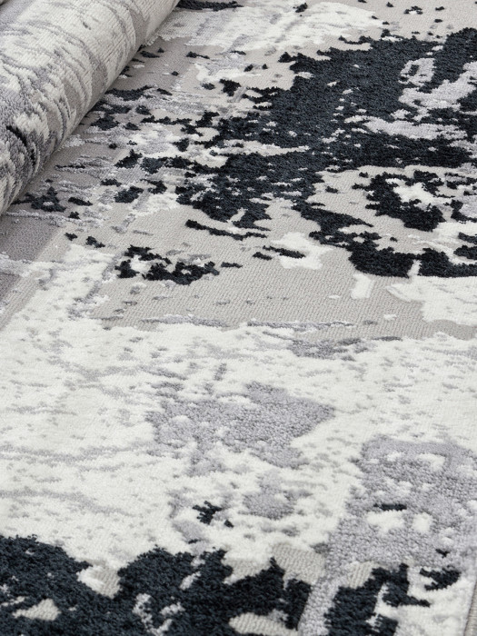 Ковер F285 - DARK GRAY - Дорожка - коллекция PALERMO