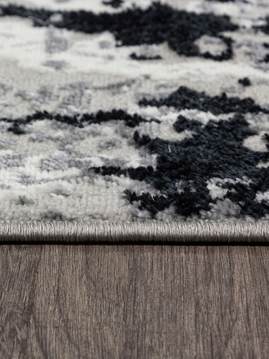 Ковер F285 - DARK GRAY - Дорожка - коллекция PALERMO