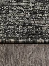 Ковер KAIR ( КАИР) S129 - BLACK-GRAY ( Овал)