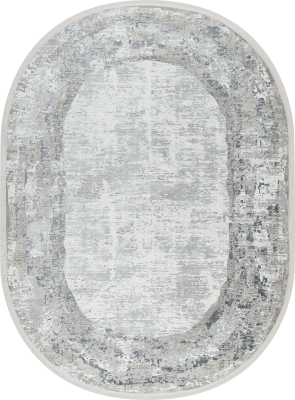 Ковер 38741A oval GREY / WHITE
