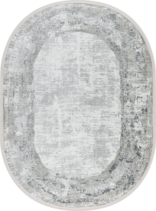 Ковер 38741A oval GREY / WHITE