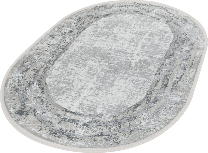 Ковер 38741A oval GREY / WHITE