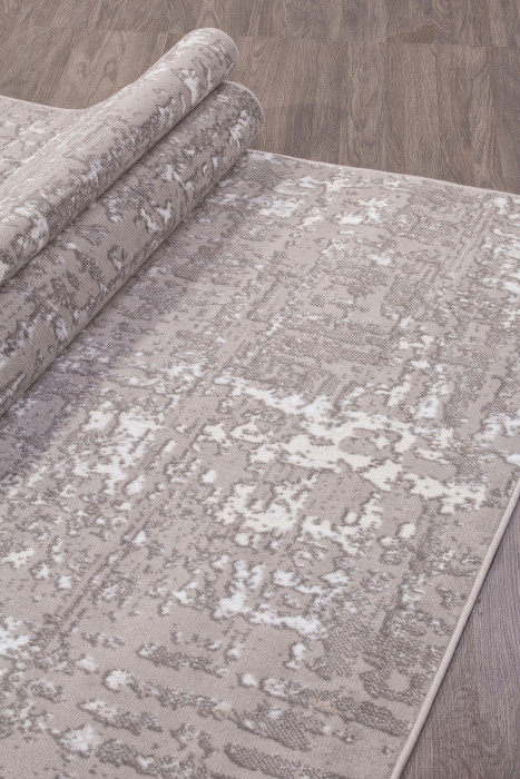 Ковер 8667 - GRAY-CREAM - Прямоугольник - коллекция RICHI