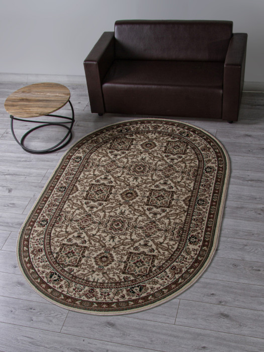 Ковер D868 - CREAM - Овал - коллекция COLIZEY