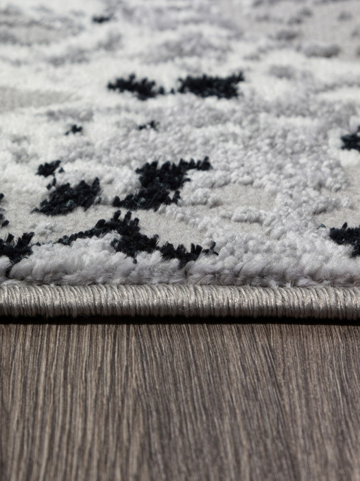 Ковер F285 - DARK GRAY - Овал - коллекция PALERMO