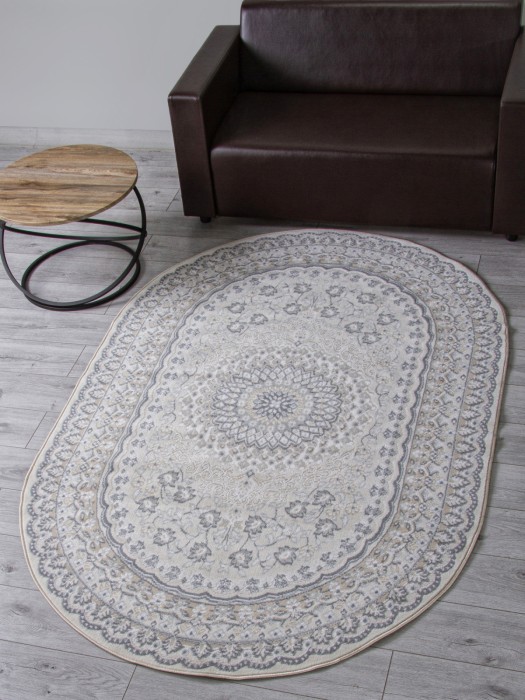 Ковер F399 - BEIGE - Овал - коллекция CUBA