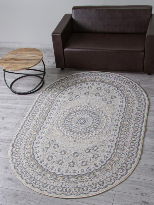 Ковер F399 - BEIGE - Овал - коллекция CUBA