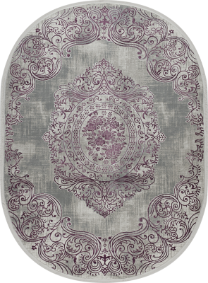 Ковер 36560A oval GREY / LILA
