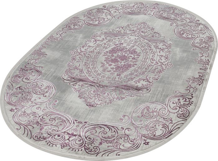 Ковер 36560A oval GREY / LILA
