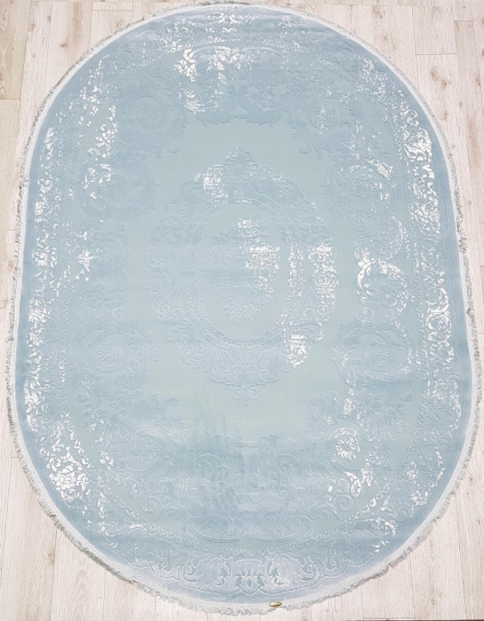 Ковер P4204C oval BLUE / BLUE
