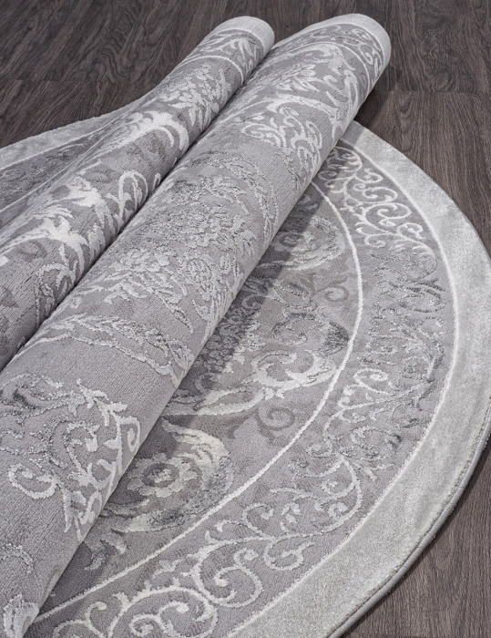 Ковер 03760A - GREY / GREY - Круг - коллекция ARMINA