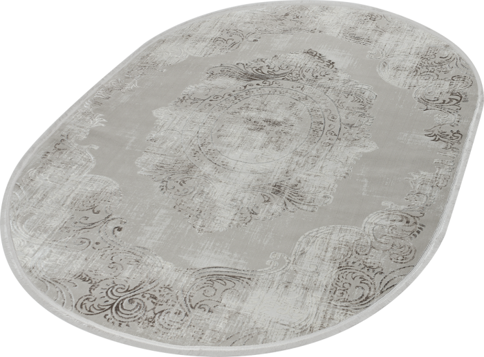 Ковер 36560A oval L.BEIGE / L.BEIGE
