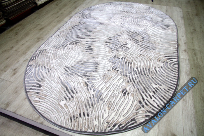 Ковер 36911A oval GREY / GREY