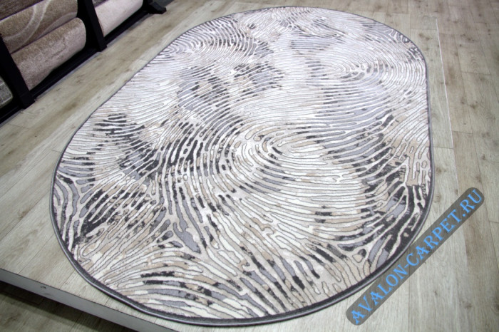 Ковер 36911A oval GREY / GREY