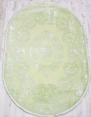 Ковер P4204C oval GREEN / GREEN