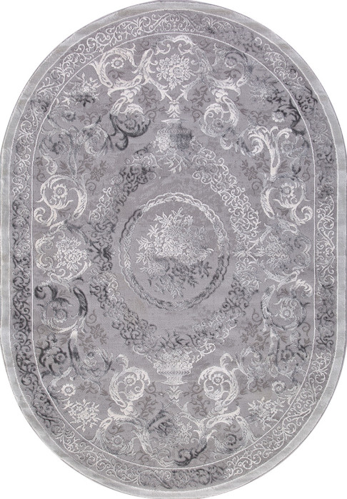 Ковер 03760A - GREY / GREY - Овал - коллекция ARMINA