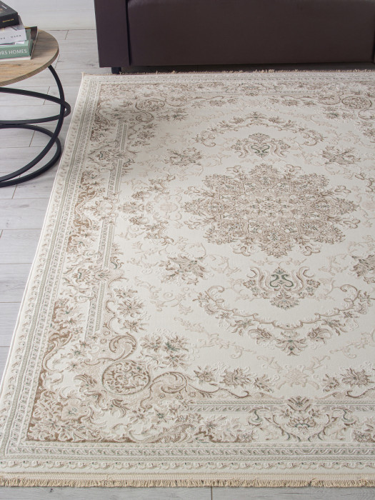 Ковер 35760A - CREAM / CREAM - Прямоугольник - коллекция JASMINE