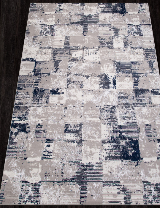Ковер 8673 - GRAY-BLUE - Прямоугольник - коллекция RICHI