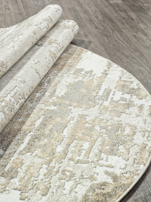 Ковер F231 - BEIGE - Овал - коллекция NATUREL