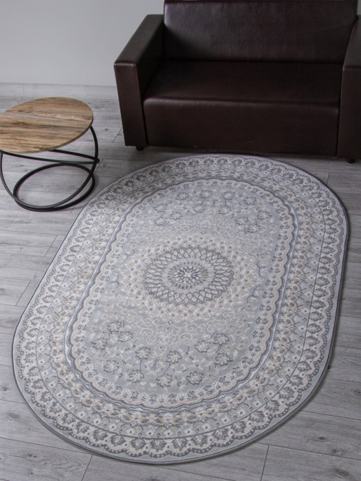 Ковер F399 - BLUE - Овал - коллекция CUBA