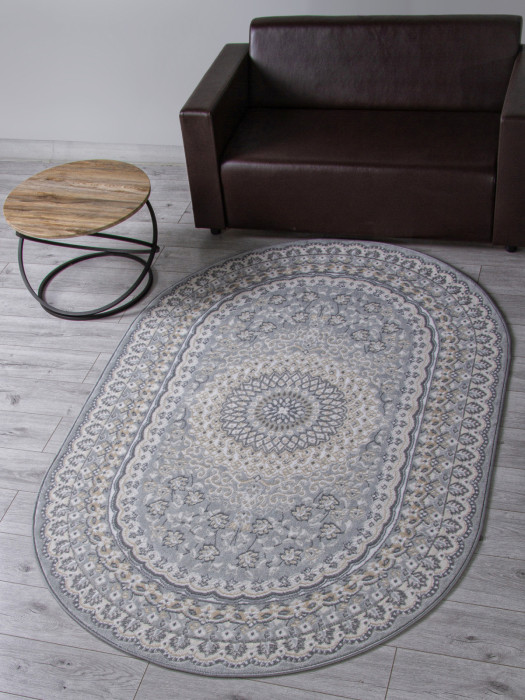 Ковер F399 - BLUE - Овал - коллекция CUBA