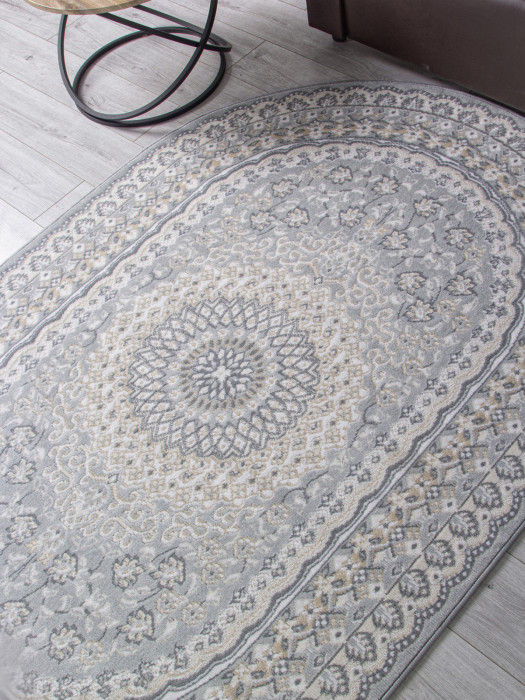 Ковер F399 - BLUE - Овал - коллекция CUBA