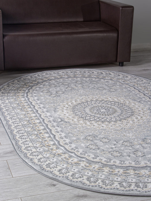 Ковер F399 - BLUE - Овал - коллекция CUBA