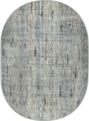 Ковер 36866A oval BLUE / L.GREY