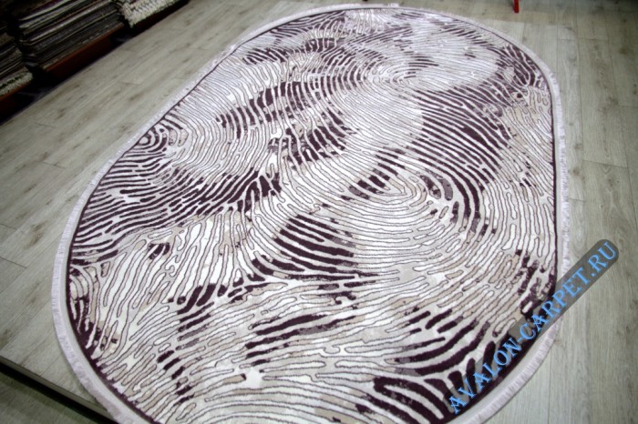 Ковер 36911A oval LILA / BEIGE