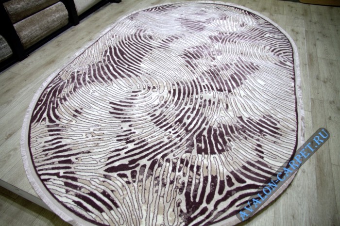 Ковер 36911A oval LILA / BEIGE