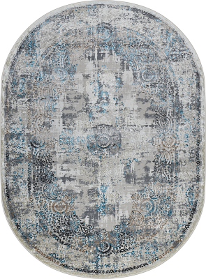 Ковер 37908C oval BLUE FLS / BEIGE FLS