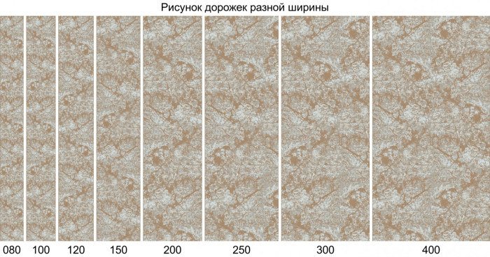 Ковер D941 - DARK BEIGE - Дорожка - коллекция MIRANDA