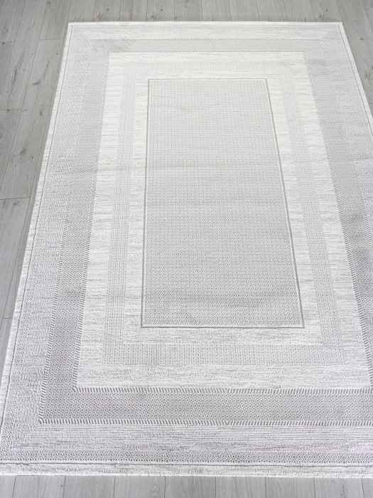 Ковер F040AC - GREY / WHITE - Прямоугольник - коллекция SIROCCO